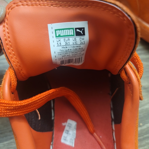 Puma Orange Sneakers Vibrant Style Comfort - Picture 8 of 8
